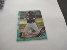 2019 Bowman Chrome Prospects Aqua Shimmer Refractor #BCP109 Yusniel Diaz /125*C6