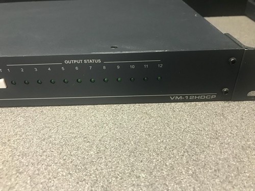 Kramer VM-12HDCP 1:12 DVI Distribution Amplifier Supports HDMI-DVI Adaptors #2 - Picture 2 of 4