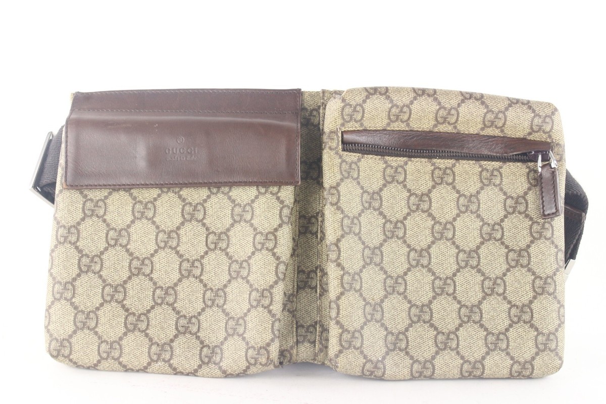 Gucci Supreme Canvas Belt Bag Waist Pack Fanny 4GK1024K | eBay
