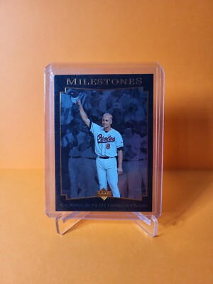 CAL RIPKEN JR 1996 Upper Deck. Milestones #1 Baltimore Orioles Baseball Card