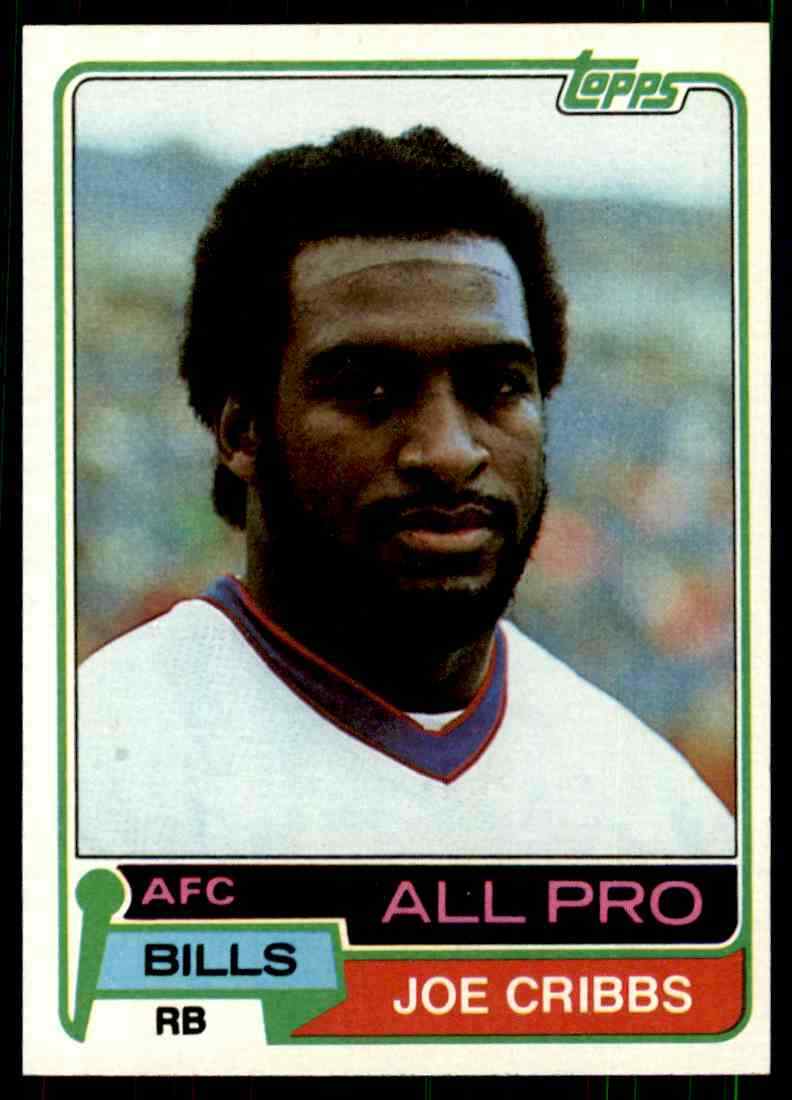 1981 Topps 360 Joe Cribbs ROOKIE Buffalo Bills / Auburn Tigers eBay