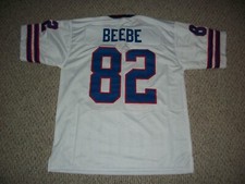 DON BEEBE Unsigned Custom Buffalo White Sewn New Football Jersey Sizes S-3XL
