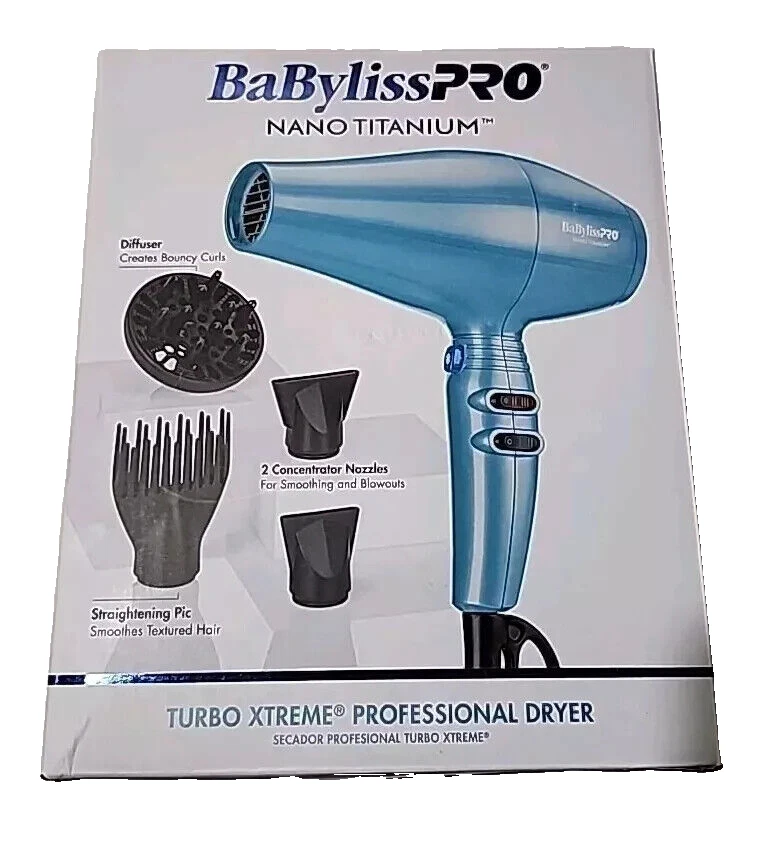 BaByliss PRO Nano Titanium Turbo Xtreme Professional Hair Dryer - Image 2 of 3