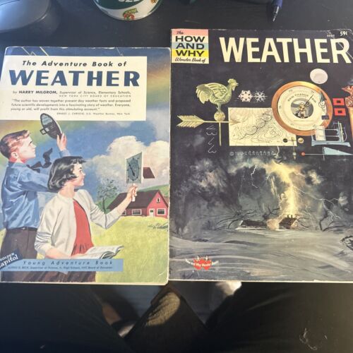 The Adventure Book of Weather, 1st Printing 1959 And How And Why Book Weather. - Picture 1 of 12