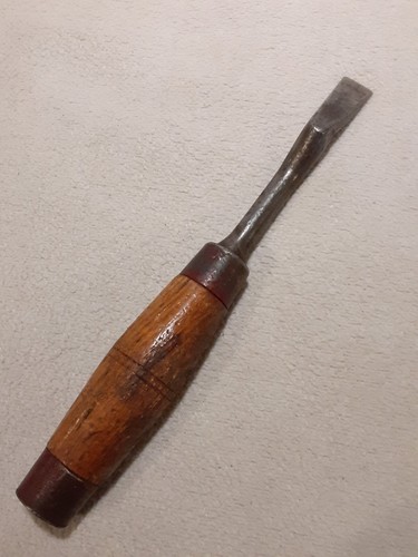 Vintage C.S. Herramienta de cuero cincel rasgador OSBORNE & Co. - Imagen 6 de 9