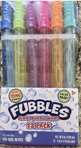 Fubbles Giant Bubble Wand 12 Pack