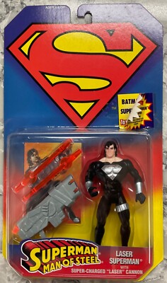 Superman Man of Steel 1995 DC Kenner choose from Laser Guardian