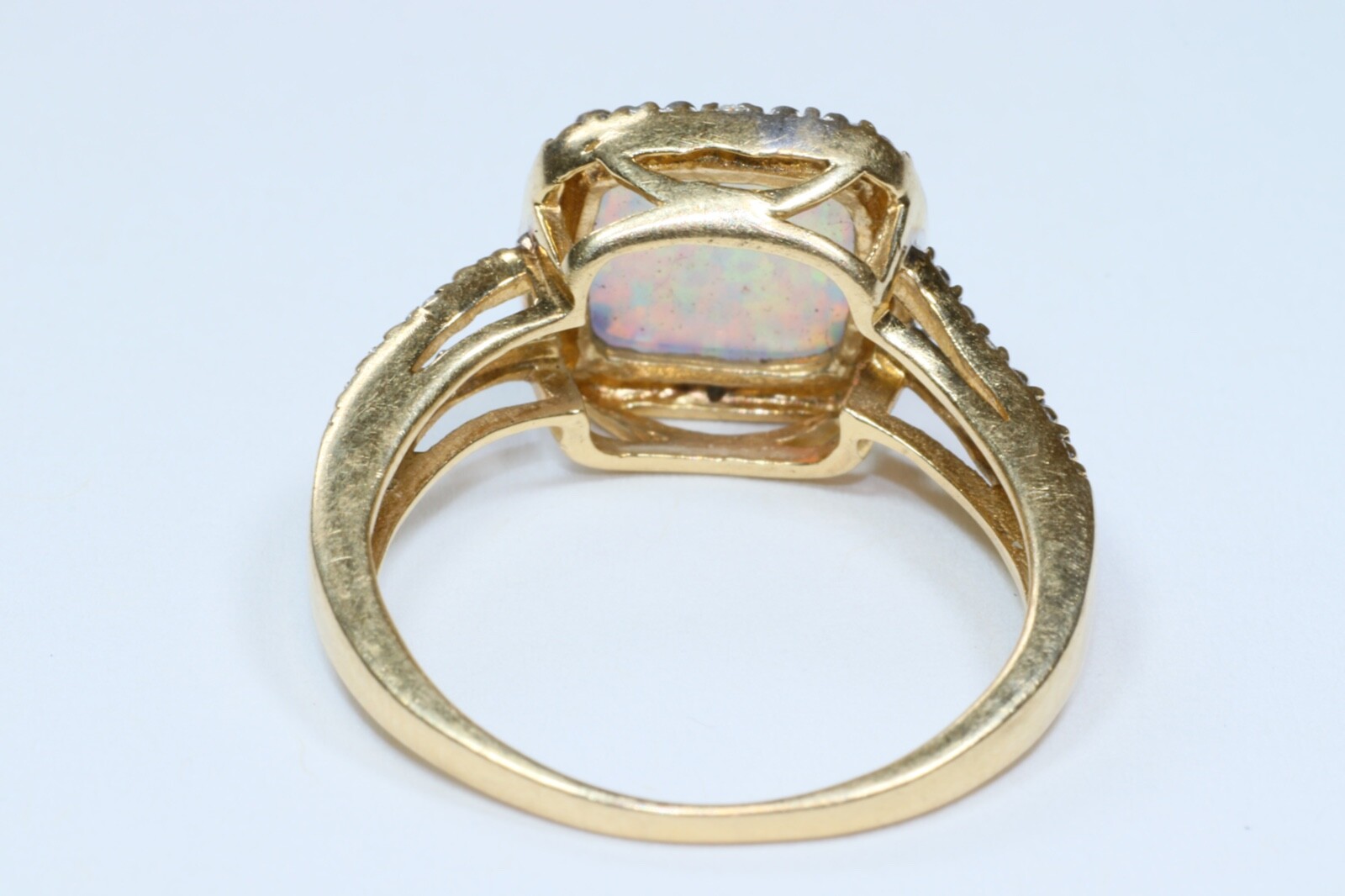 10k Synthetic Opal Ring - image 4