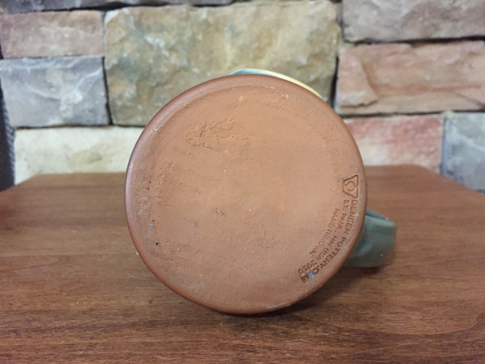 Deneen Pottery~Locust Brook Lodge~Butler, PA~3¾" Coffee Mug image 4