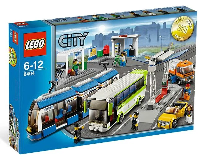 LEGO® City 8404 Große Bus- und Tramstation NEU_ Public Transport Station  NEW