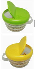 Littlewear Baby Food Storage Snack Containers Hinged Lids Handles 10 oz  LOT 12