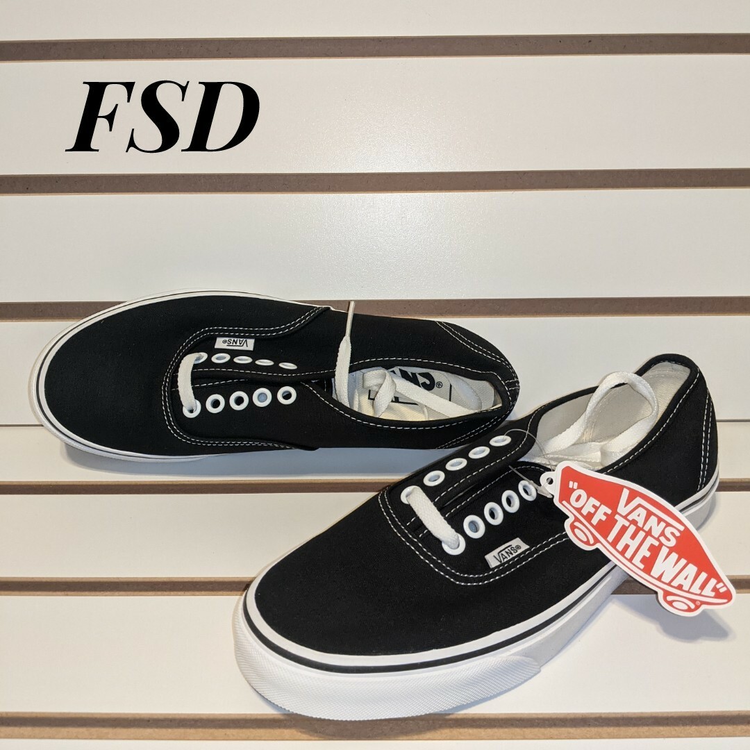 vans authentic black harga