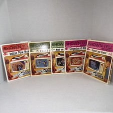 Vintage Lot of 5 Show' N Tell Picturesound Program Record General Electric 1964