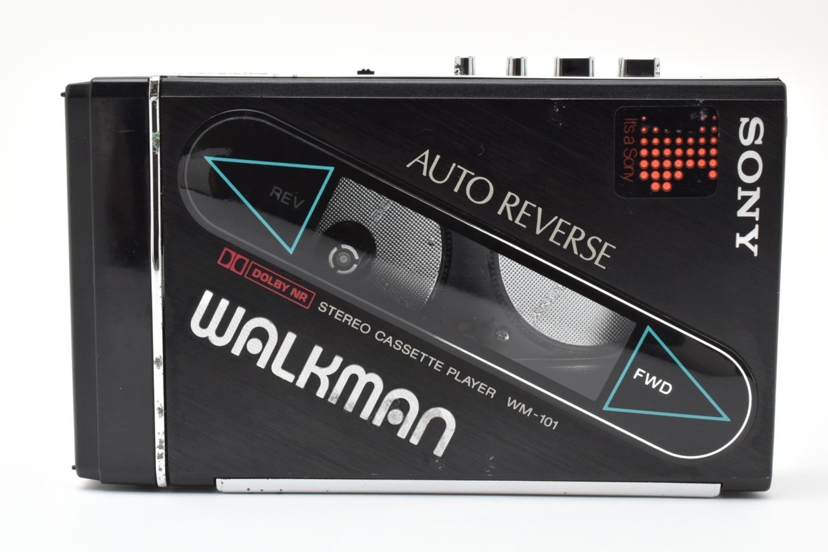 Near Mint] Sony Walkman WM-101 Stereo Cassette Player Black From