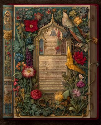 8x10 Fine Art Print - Decorative Illustration Artwork - 520655970