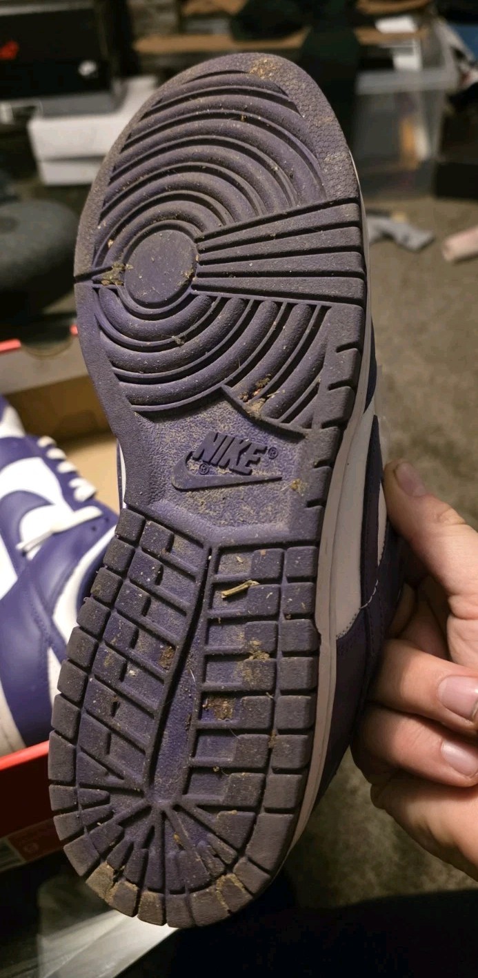 Purple Dunks Size 9 US - image 3
