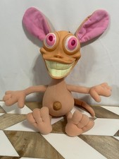 Talking Ren Plush Stuffed Animal Toy Ren and Stimpy 1992 Mattel 12" A19
