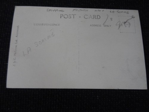 French Navy La Somme Steam War Ship by Mckenna of Avonmouth Postcard - 108285 - Picture 2 of 2