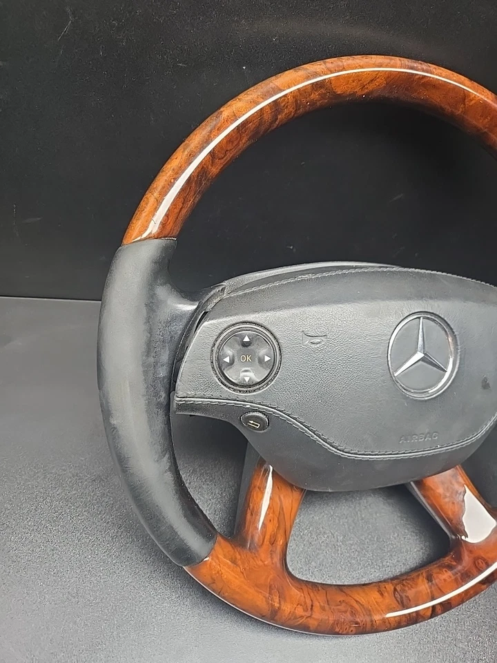 07-10 Volante MERCEDES-BENZ W221 S550 S600 CL550 CL600 NEGRO OEM Foto 3 de 4