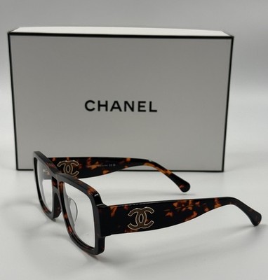 NEW CHANEL CH3481 Tortoise Acetate Pilot Frame Eyeglasses  display picture 1