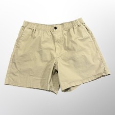 GAP Khaki Flat Front Elastic Waist Pull-On Shorts Casual Men's Size Large