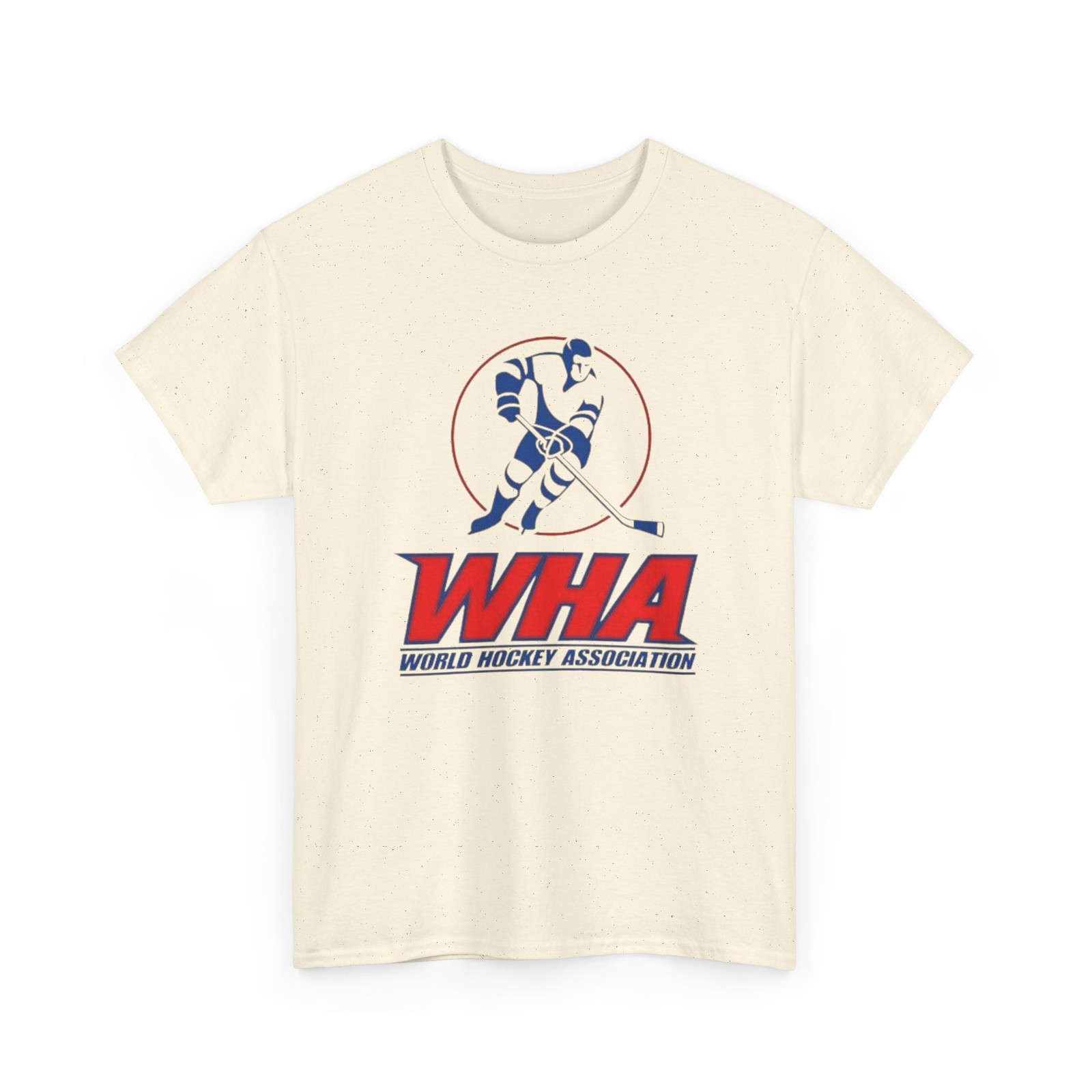 WHA World Hockey Association Printed T-Shirt Defunct League