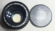 Asahi Pentax-110 1:2.8 50mm Camera Lens Manual Focus w/ Cap