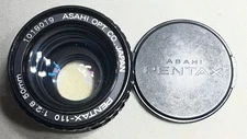 Asahi Pentax-110 1:2.8 50mm Camera Lens Manual Focus w/ Cap