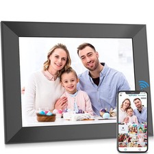 Photo Frame WiFi Digital Frameo App Grouptronics 10.1 Inch Touch Screen 32GB UK