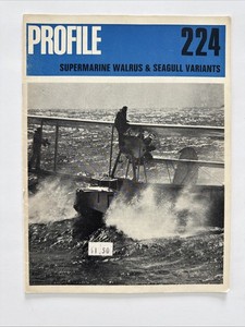 Aircraft Profile #224 Supermarine walrus and Seagull Variants 9.75" X 7.25"