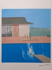 David Hockney Signed - The Splash - Certificate