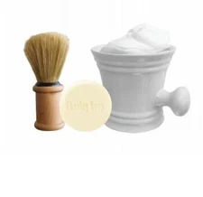 The Shave Factory Shaving set – soap, brush, & mug