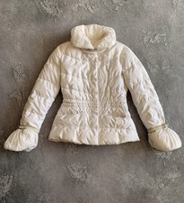 Rare Ermanno Scervino Womens White Down Puffe...