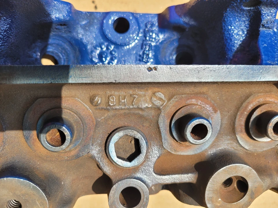 Пара оригинальных головок полицейского перехватчика Ford 390 428 Mustang GT Cougar Torino C8AE-H - Изображение 4 из 4