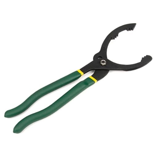 11.7" Oil Filter Wrench Pliers, Adjustable Angle Hand Oil Filter Wrench, Heavy