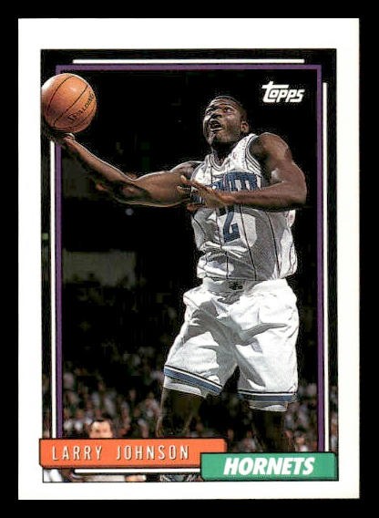 1992-93 Topps #283 Larry Johnson Charlotte Hornets