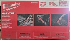 Milwaukee 49-90-2042 AIR-TIP 3-Piece Vacuum Cleaner Attachment Kit, NEW