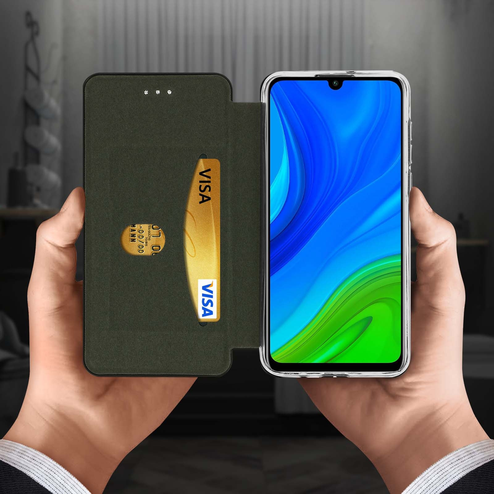 Coque Huawei P smart 2020 avec support vidéo intégré - 3