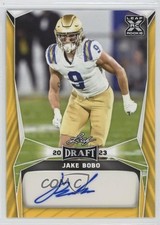 2023 Leaf Draft Auto Gold Jake Bobo #BA-JB1 Auto 2y0