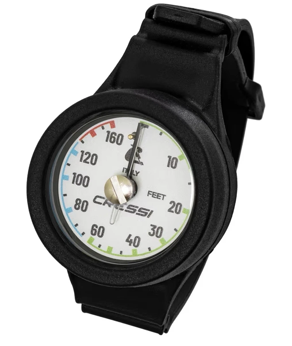 CRESSI SUB PROFONDIMETRO BAGNO D'OLIO VINTAGE 70'S scuba vintage diving