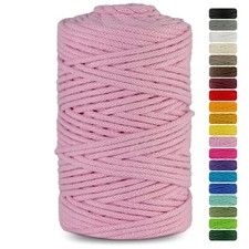 Netuno 1x corda macramè colorata rosa 5 mm 100 m filo macrame corda di