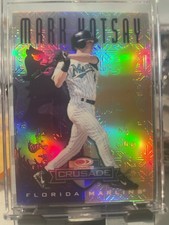 Mark Kotsay 1997-1998 Donruss CrusadePurple /100 Rookie Card. rookie card picture