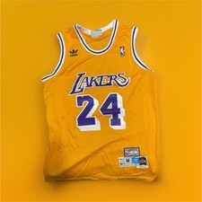 Men s VINTAGE Adidas Hardwood Classics Kobe Bryant 24 Lakers Jersey Size LARGE