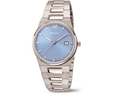 Boccia Damenuhr 3357-01.Titanium.Neue Uhr+Etikett.2 Jahre Garantie ab Kaufdatum