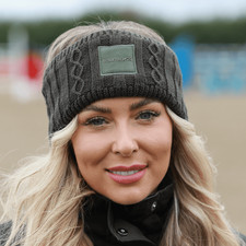 Equetech Reknit Recycled Cable Knit Headband - One size - Fleece lined