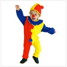 Birthday Party Clown Cosplay Babies Costume Fun Colorful Party Outfit