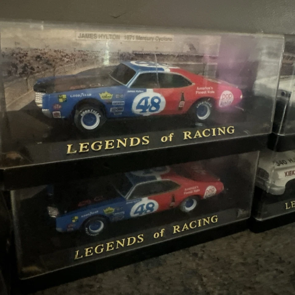 Legends Of Racing lote de 6 pés escala 1:43 David Pearson, Buck Baker e outros - Imagem 3 de 4