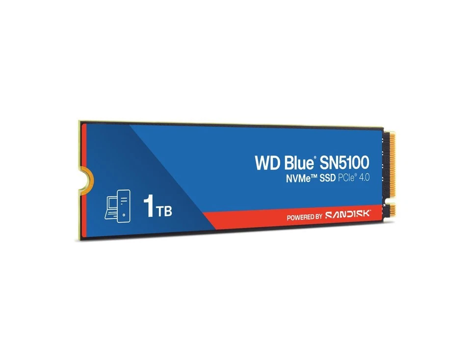 WD Blue SN5100 1TB NVMe SSD, PCIe Gen 4.0, up to 7,100 MB/s read speeds - Image 4 of 4