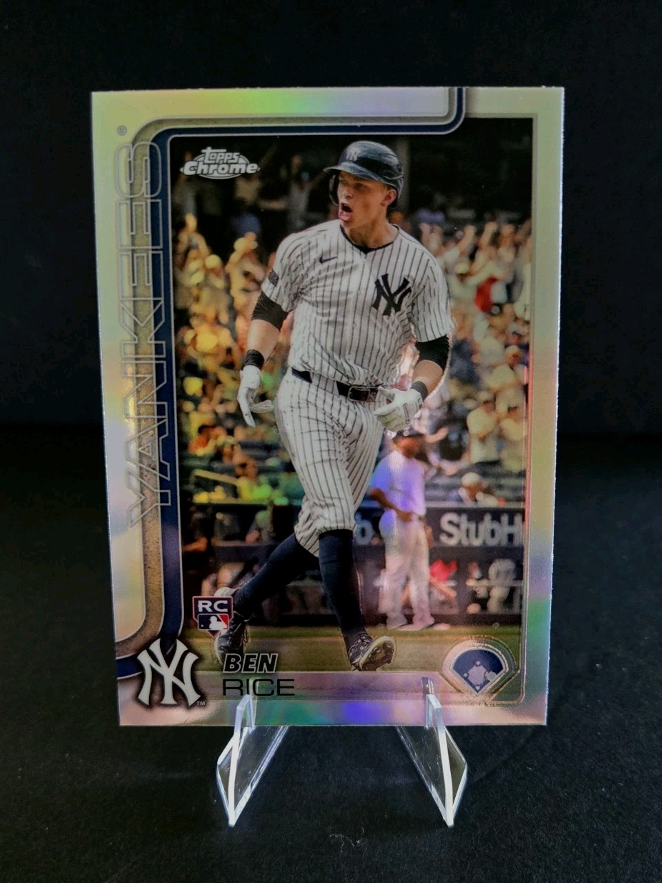 2025 Topps Chrome - Ben Rice #139 Refractor (RC)