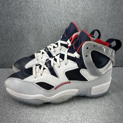 JORDAN JUMPMAN TWO TREY Shoes Youth Size 7Y Women Size 8.5 USA Red Blue White